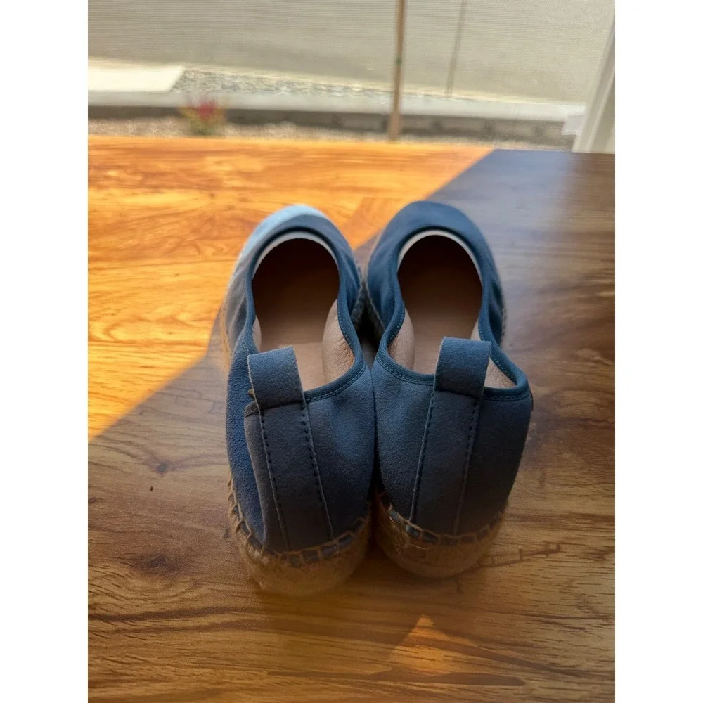 Toni Pons Women's Blue Slip on Espadrilles Shoes Sz 7.5
